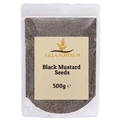 Image of Black Mustard Seeds 500g by Villa Nostrum