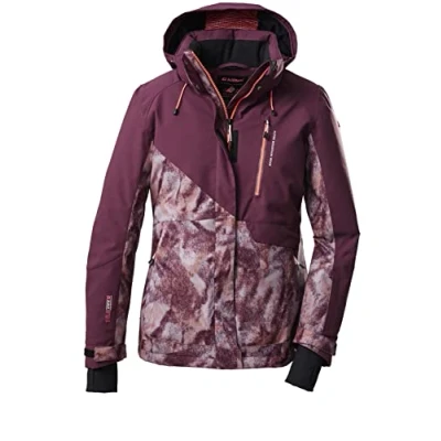 Image of Killtec Women&#039;s Ksw 145 Wmn Ski Jacket/Functional Jacket with Zip Off Hood and Snow Guard