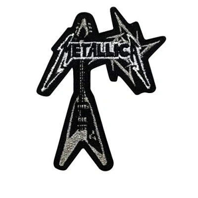 Image of Metallica Patch Iron on T Shirt Embroidered Jacket Denim Jean Decorate Custom Handmade Gift Craft Enjoy Music