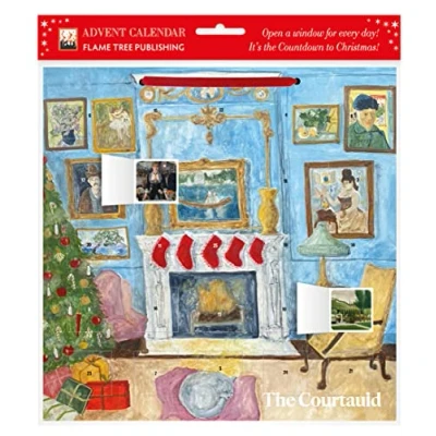 Image of The Courtauld: Decorated for Christmas Advent Calendar (with stickers)