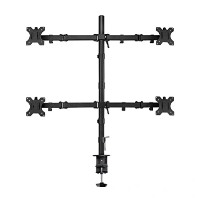 Image of ACT Monitor Arm 4 Monitore for 32 inch, VESA 75/100mm, Height Adjustable Quad Stand Desk, Tilt 180 Swivel 360 Rotate 360, Weight Max. 8KG AC8304