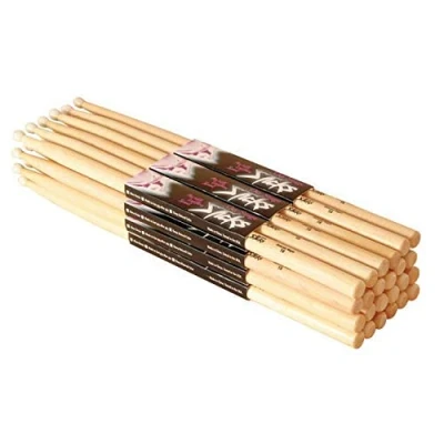 Image of On Stage Hickory 2B Wood Tip Drumsticks, 12 Pairs