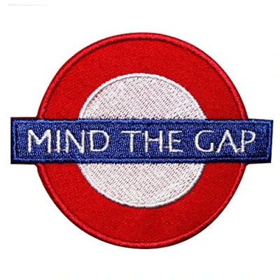 Image of Mind The Gap Iron On Patch Sew Embroidered Patch/Badge for Clothes Shirts Jeans etc