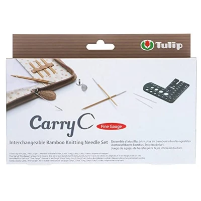Image of Tulip Fine Gauge Needle, Silver, Brown, Beige, One Size