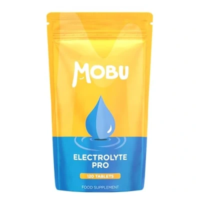 Image of Electrolyte Pro 120 Tablets with Potassium, Calcium, Magnesium and Sodium Salt Replacement, Cramp &amp; Hydration Recovery Vegan GMP Approved MOBU UK