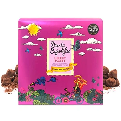 Image of Monty Bojangles Choccy Scoffy Cocoa Dusted Truffles Glorious Gift for Sharing, 270g