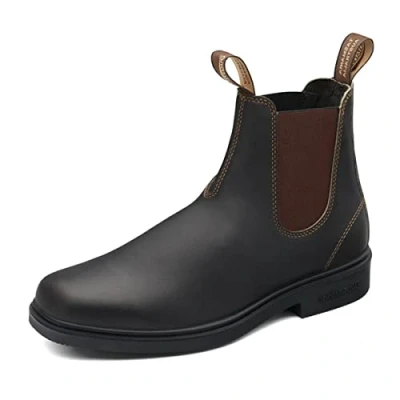 Image of 067 Water Resistant Leather Unisex Chelsea Boots