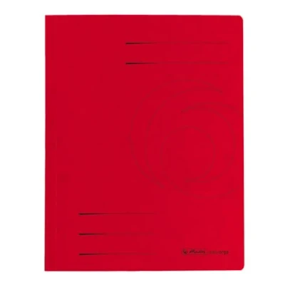 Image of Herlitz A4 Colorspan Flat File Red (10 Pieces)