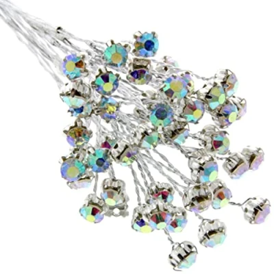 Image of Corsage Creations 5mm Diamante Branch Iridescent (3bunches x 6 stems per bag)