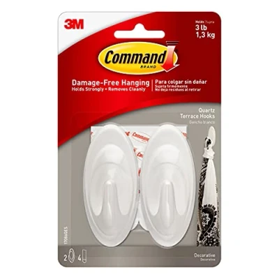Image of 17086Q Command Quartz Terrace Hooks