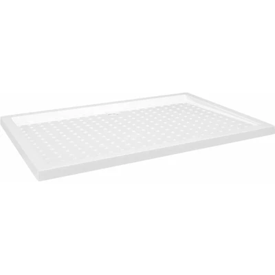 Image of vidaXL Shower Base Tray with Dots White 80x120x4 cm ABS