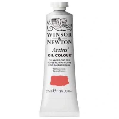 Image of Winsor &amp; Newton 37ml Artists&#039; Oil Colour Quinac Red