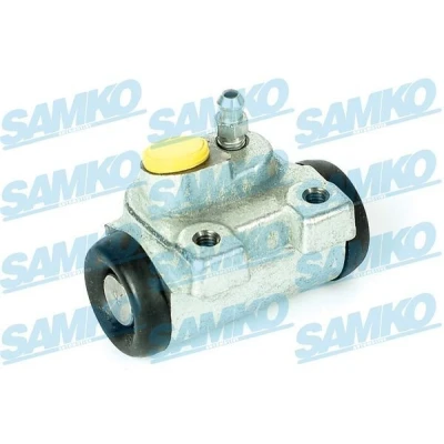 Image of 9404402878, 940442878, 95568070 Brake Cylinder SAMKO C11371 20,64mm with integrated regulator Cast Iron 12 X 1 PEUGEOT: 309 II Hatchback