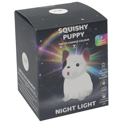 Image of Squishy Touch Lamp Puppy Dog Night Light Children Kids Colour Changing Lighting