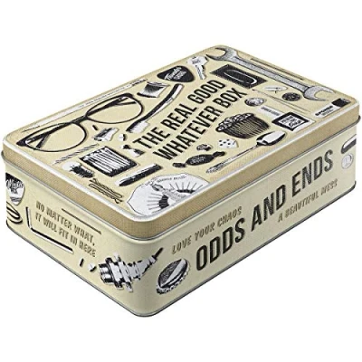 Image of Nostalgic Art Whatever Odds &amp; Ends Box Gift Idea for Nostalgia Fans, Dry Food Storage, Vintage Design, 2.5 l