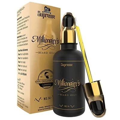 Image of Beard Oil Inspired by Million Perfume Handmade in Britain Warm &amp; Spicy Bartstoppel© Barbershop Men&#039;s Gift