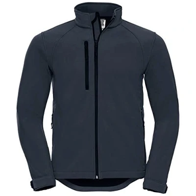 Image of Russell Mens Water Resistant &amp; Windproof Softshell Jacket (2XL) (French Navy)