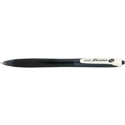 Image of Pilot Rexgrip Begreen Ballpoint Pen Medium Tip 1.0 Black Ink (Each)
