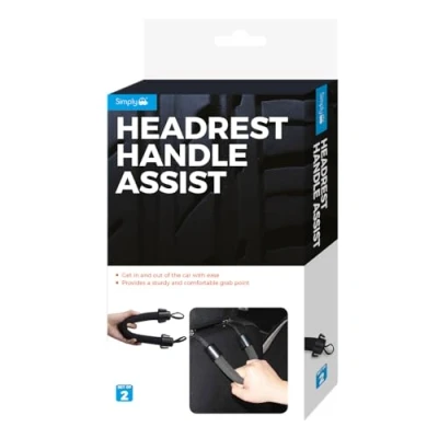 Image of Simply HHA01 Universal Car Headrest Handle Assist, Set of 2