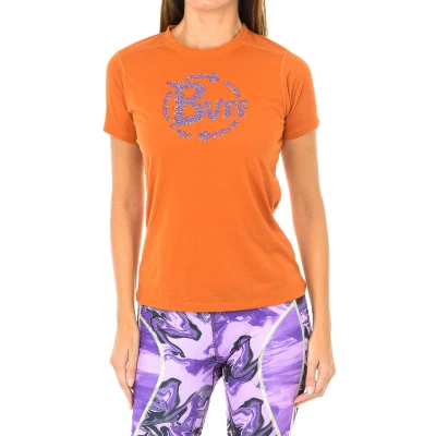 Image of Buff Womens Short sleeve t shirt for outdoor sports BF13400 women Orange Size Small