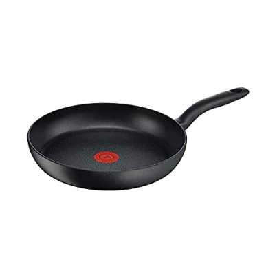 Image of Tefal C69506 Hard Titanium Plus pan 28 cm non stick coated aluminum black, suitable for induction