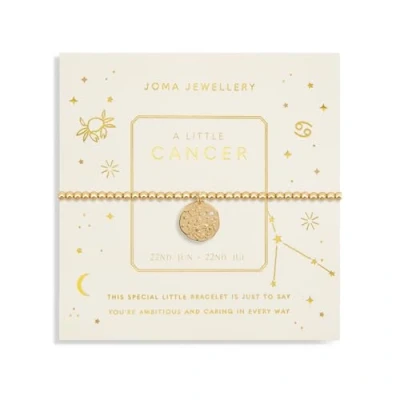 Image of Joma Jewellery STAR SIGN A LITTLE CANCER Gold Plated Bracelet in 17.5 cm stretch