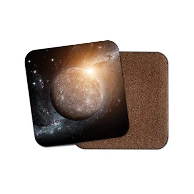 Image of 1 x Planet Mercury Coaster Beautiful Space NASA Sci Fi Science #12727