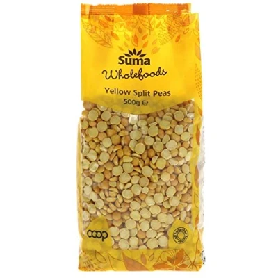 Image of Suma Prepacks Pp Yellow Split Peas 500G (500G) Gluten Free Vegan