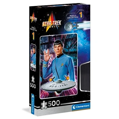 Image of Clementoni 35140 Puzzle Star Trek Jigsaw 500 Pieces, For Adults Made In Italy