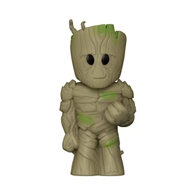 Image of Funko Vinyl SODA: Marvel 3 Groot 2 1/6 Odds for Rare Chase Variant Comics Collectable Figure Gift Idea Official Merchandise Toys Kids &amp; Adults Comic Books Fans