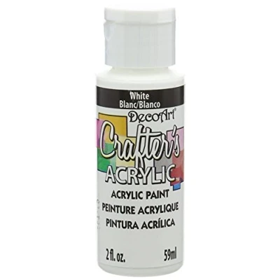 Image of DecoArt Acrylic Paint, White, 59 ml (Pack of 1)
