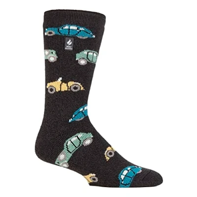 Image of HEAT HOLDERS Mens Fun Hobby Socks Lite Novelty Fluffy Fleece Lined Thermal for Winter (UK, Numeric, 6, 11, Regular, Transport)