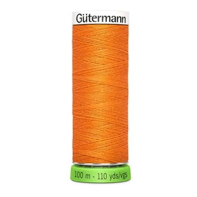Image of Gütermann 723860 Gutermann Sew All 100% Recycled Polyester Thread 100mtr, 350 Orange, (100M) EU
