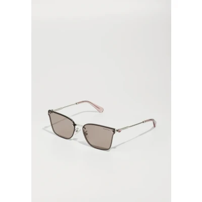 Image of Swarovski Woman SK7036D 40237N Sunglasses Metal Silver Brown Geometric Normal