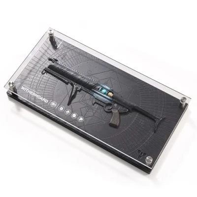Image of Numskull Witherhoard Exotic Weapon Figure 14x7 (35x18cm) Limited Edition Replica Plaque Official Destiny 2 Merchandise FPS Sci Fi Action Video Game Figurine