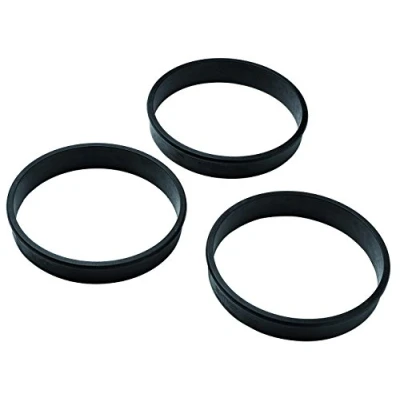 Image of Matfer Bourgeat 346708 Baking Ring, Exoglass, Black