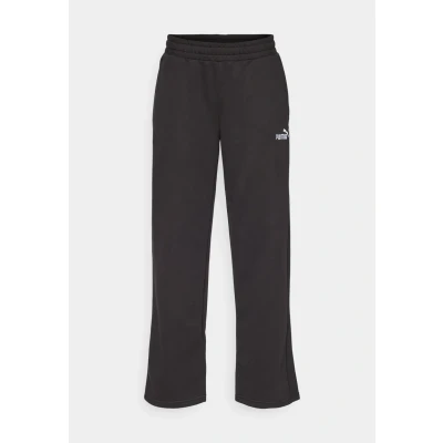 Image of Puma Small NO. 1 LOGO Comfort Straight TR Tracksuit bottoms, Women&#039;s, Size: Small, Black
