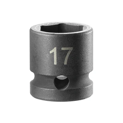 Image of Facom 6 POINT Stubby Impact Socket 1/2in Drive 17mm NSS.17A