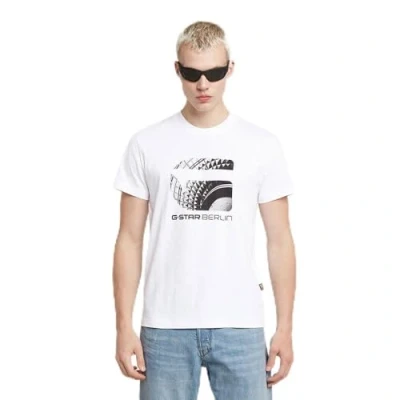 Image of G STAR Men&#039;s Berlin R T Shirt, White (White D25684 c336 110), M