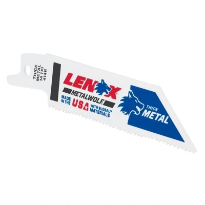 Image of Lenox MetalWolf Wave Edge Reciprocating Saw Blade 102 x 19 0.9mm 14 TPI Pack of 5