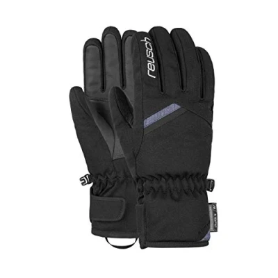 Image of Reusch Coral R TEX® XT Women&#039;s Finger Gloves Black/Denim Blue 6.5