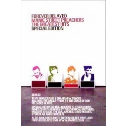 Image of Manic Street Preachers Forever Delayed 76x51 cm Poster/