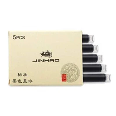 Image of Rhapsody Jinhao x450 Fountain Pen 0.5mm Medium Fine Nib Ink Pens (10pk BLACK Cartridges)