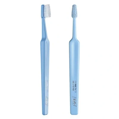 Image of TePe Select Compact Toothbrush, Medium, 1pc, efficient and Easy Access Cleaning with Tapered Brush Head, Toothbrush Medium for Adults