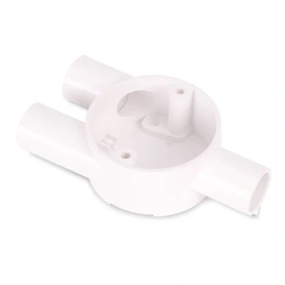 Image of Univolt Cb 20/3 Y Wh 20mm 3 Way White PVC Box