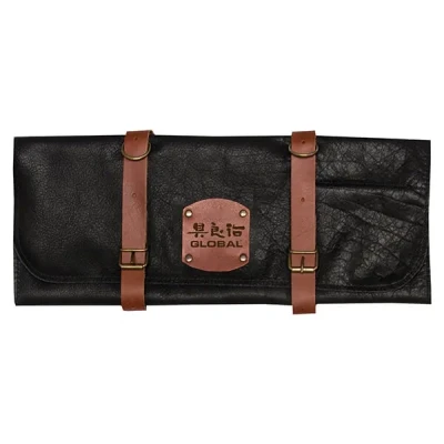 Image of Global GL 458710 Deluxe Leather Case for 10 Knives