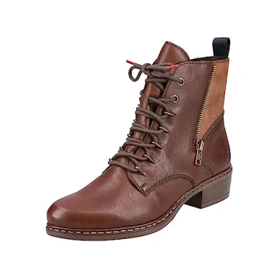 Image of Rieker Antistress Womens Brown Ankle Boot Size 4 UK