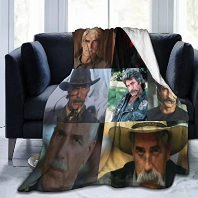 Image of YINGD Throw Blanket Sam Elliott Ultra Soft air Conditioning Bed Blankets Cozy Flannel for Couch Living Room All Seasons