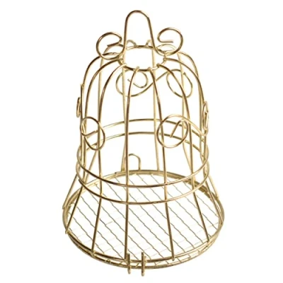 Image of Asukohu Bird Feeder Outside Hanging Fat Ball Holder Proof Metal Wild Feeders Small Feeding Tool For Birds
