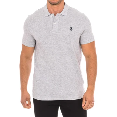 Image of U.S. POLO Mens Short sleeve 67940 men Grey Size Large